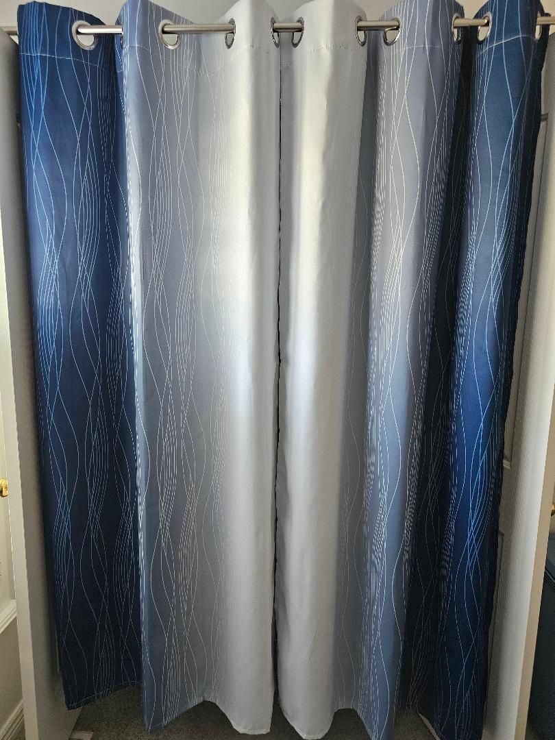 Blackout curtains with Rod