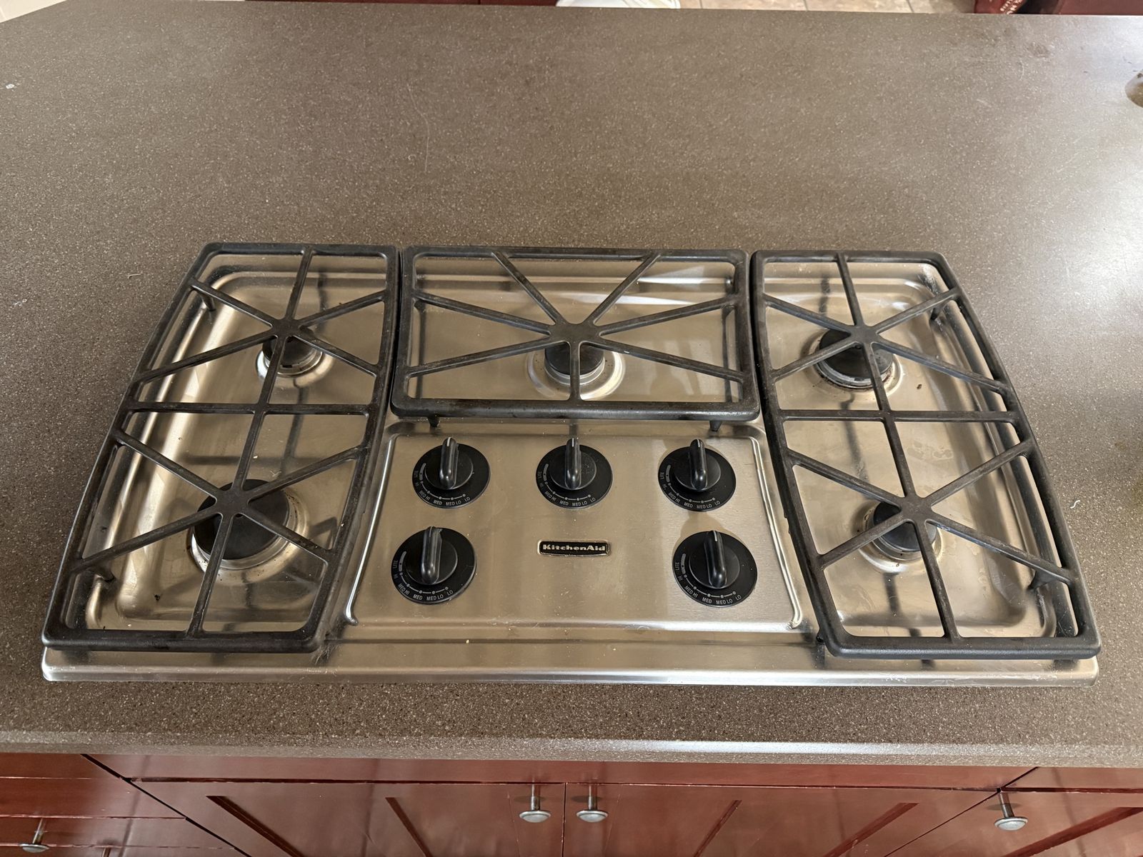 FREE 36” KitchenAid gas cooktop.  Works great