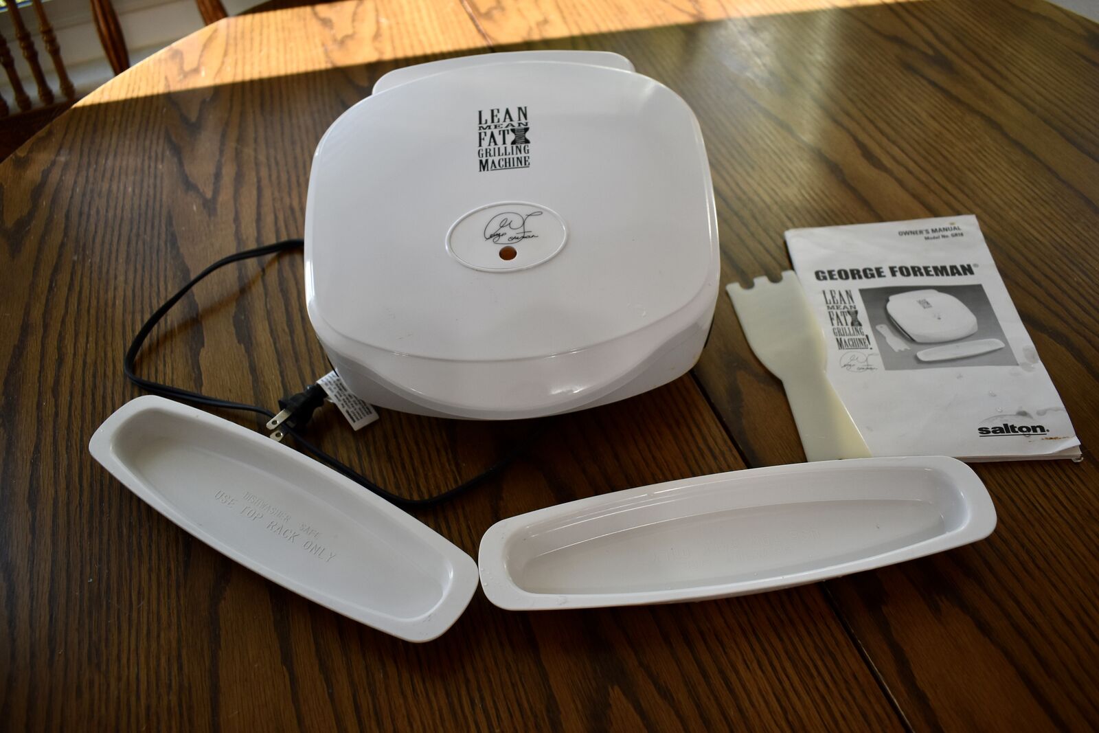 Lean Meat Fat Reducing George Foreman Grilling Machine In Like New Condition