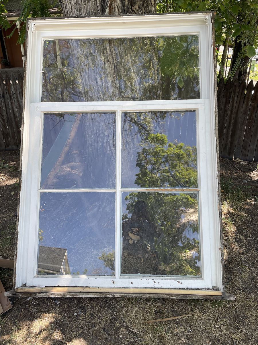 Large Used Wooden Frame Window 50 x 72