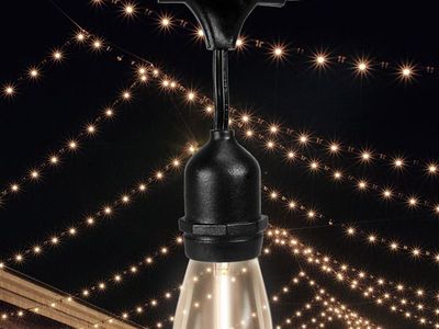 00 FT Commercial Grade Bistro Lights – 10 Segments, Wedding/Venue Ready, Bulk Discount
