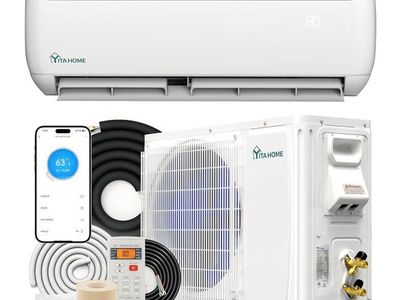 YITAHOME 18000 BTU Mini Split Air Conditioner Heat Pump System, Wifi Enabled 19 SEER2 208-230V Inverter Ductless AC Cool Up to 1
