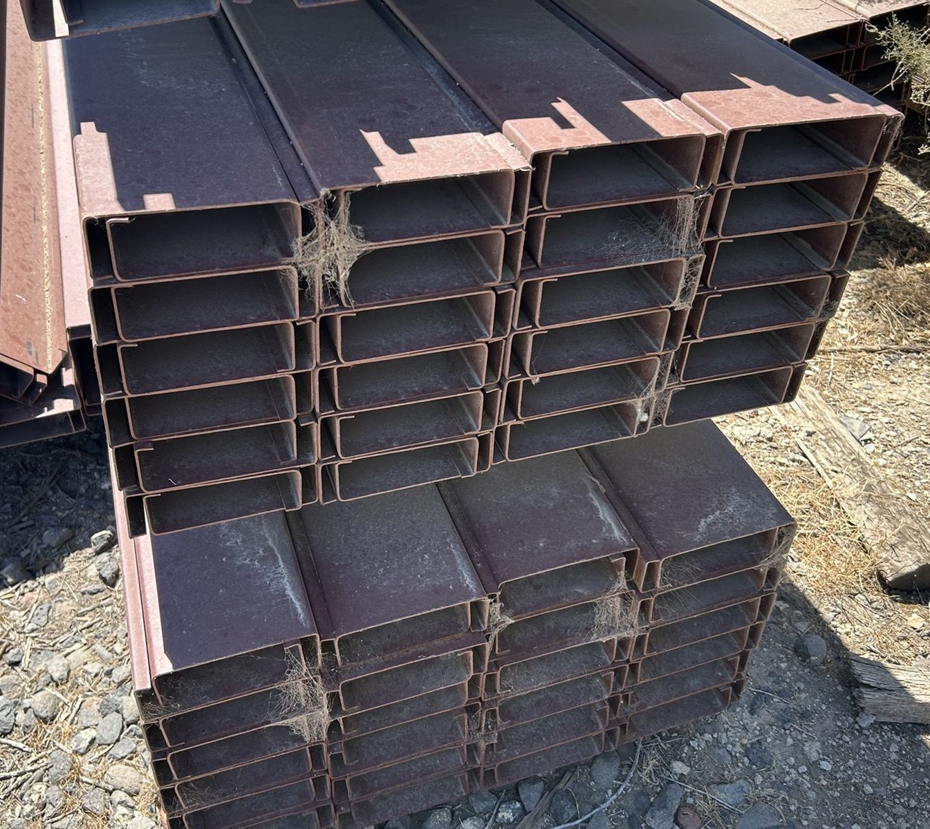 SALE PRICE - LIMITED OFFER! New Steel CEE Purlins 6 inch x 2 inch 14ga thickness x 20', 25', 30' lengths $2.19FT