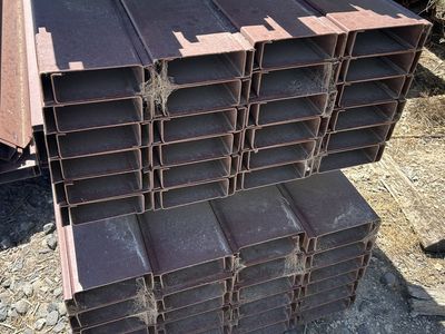 SALE PRICE - LIMITED OFFER! New Steel CEE Purlins 6 inch x 2 inch 14ga thickness x 20', 25', 30' lengths $2.19FT