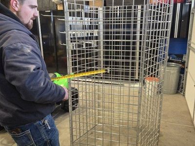 gridwall retail racking with display hangers