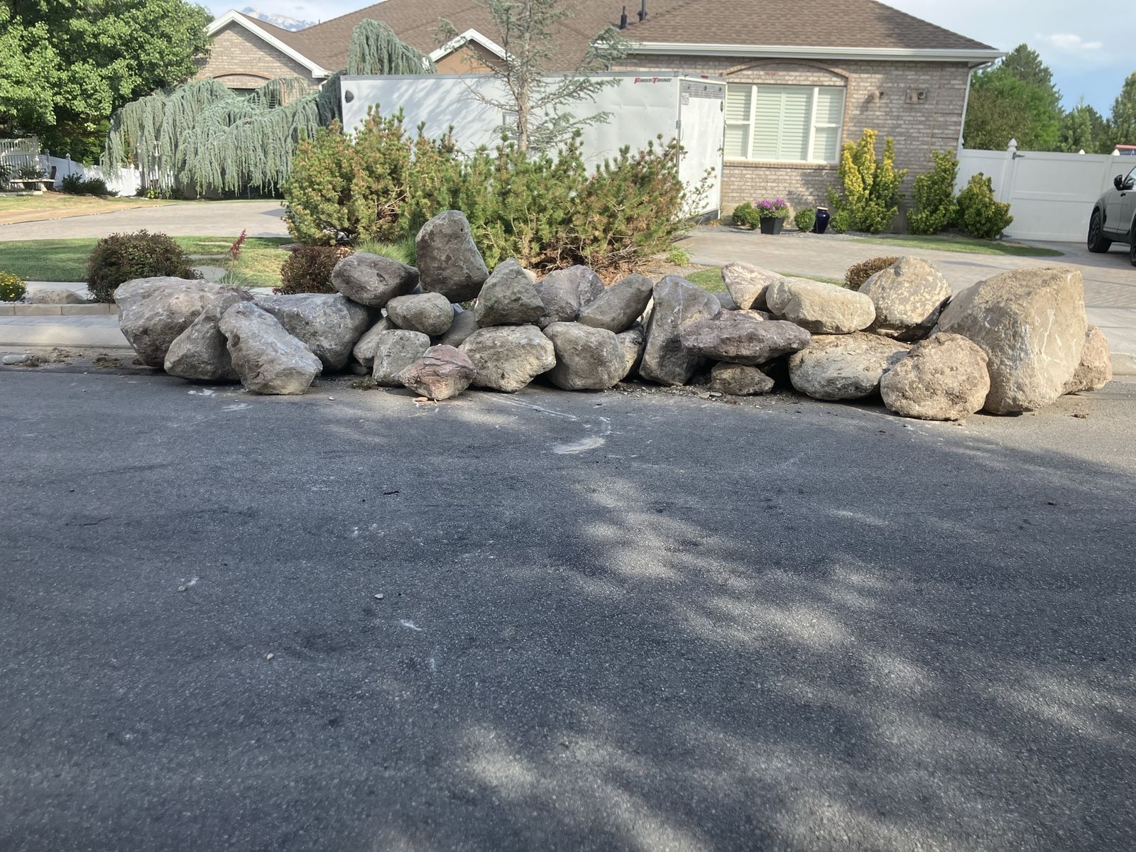 Landscape Boulders in South Jordan