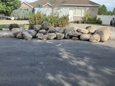 Landscape Boulders in South Jordan
