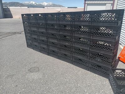 35 milk crates 18x12