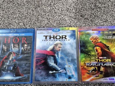3 Thor Bluray Movies