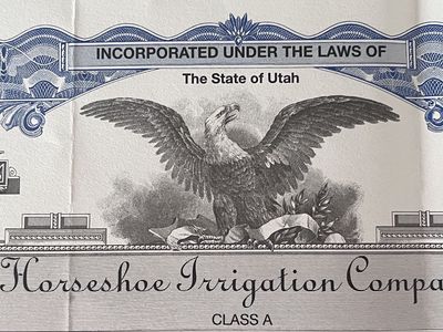 Horseshoe Irrigation Class A Water Shares - Spring City, Utah