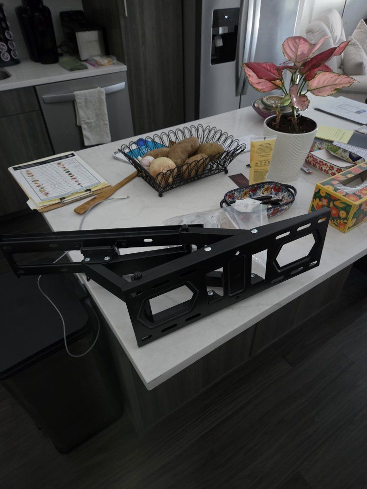 Black Full Motion Articulating TV Wall Mount