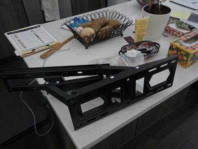 Black Full Motion Articulating TV Wall Mount