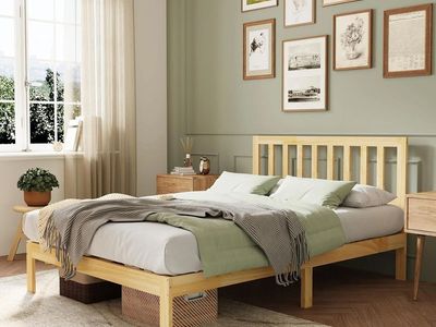 Brand New Full Sized Wood Bed Frame