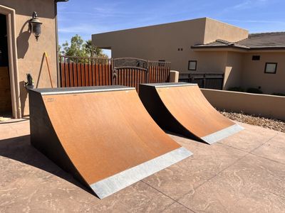High-Quality Quarter Pipes / Half Pipe – 6’ W x 3’ H – Built with Expert Craftsmanship