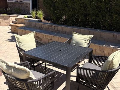 Patio Dining Set with Table and 4 Chairs