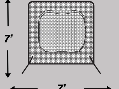 NEW On Deck Sport Premium 7x7 Sock Net Screen For Baseball/softball Swing Practice PS3004
