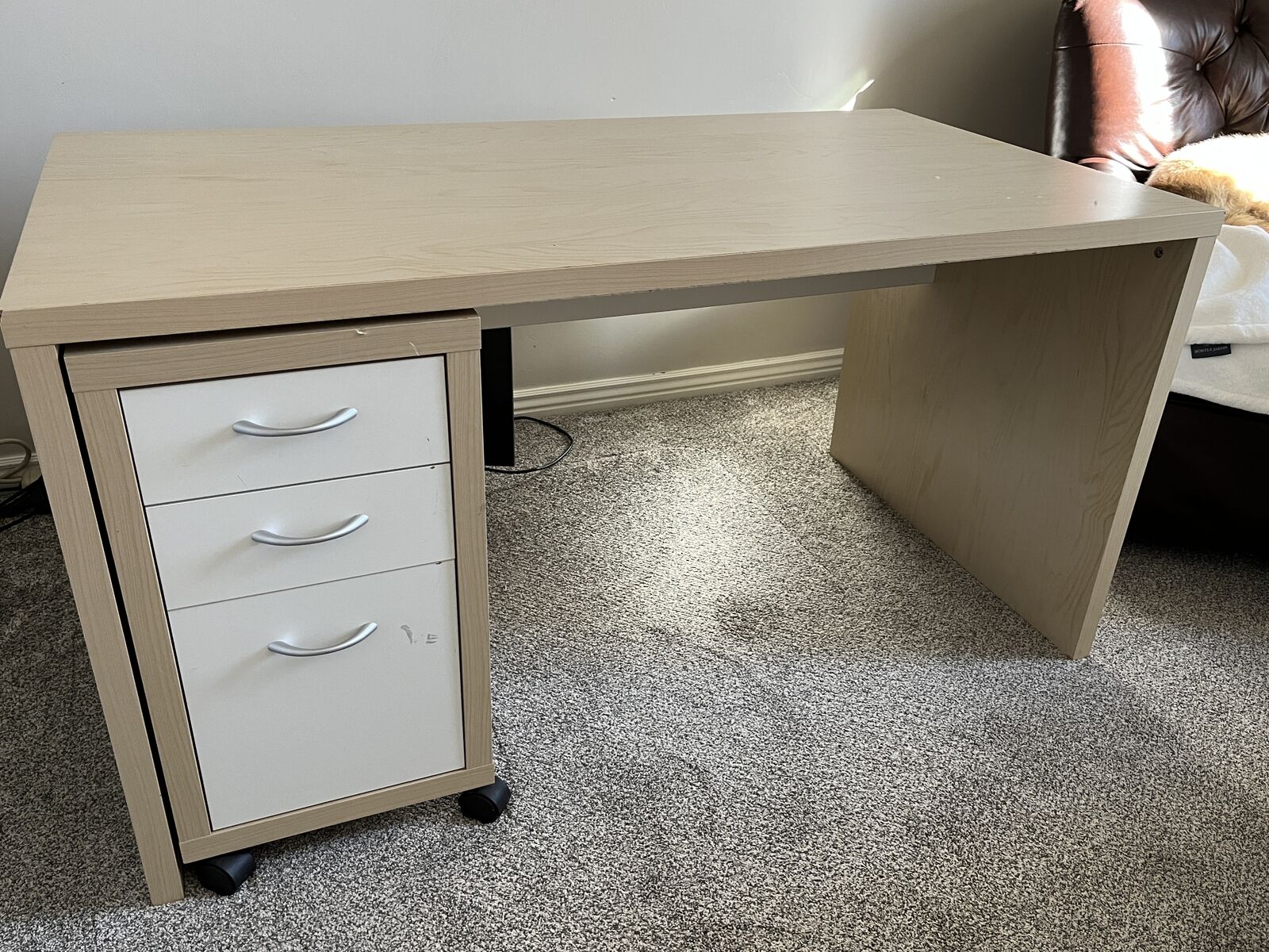 Computer Desk with 3 Drawers