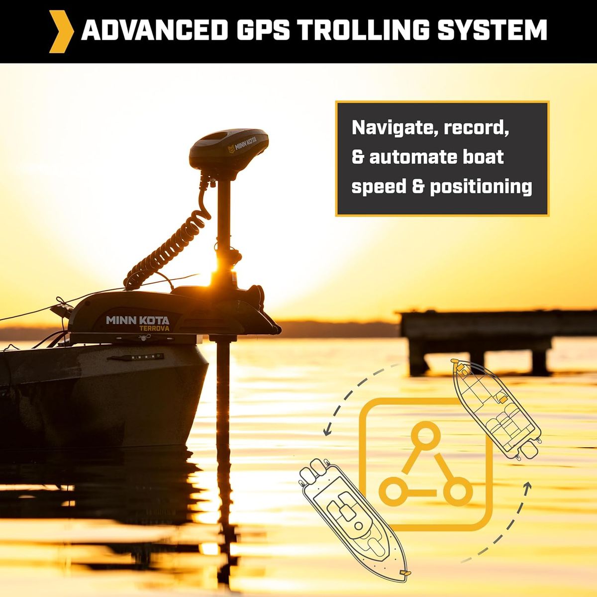 MINN KOTA Kayak Terrova Bow-Mount Electric Trolling motor