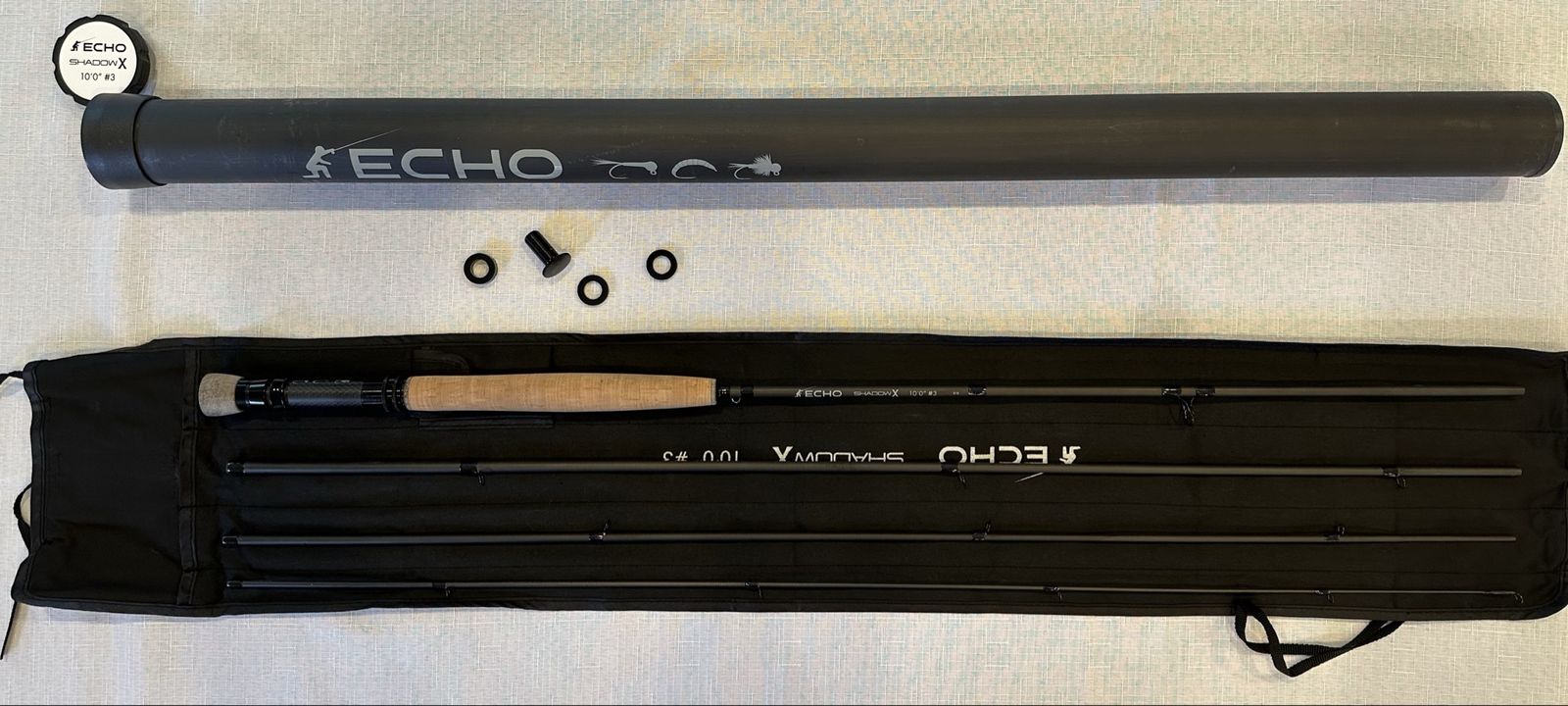 ECHO Shadow X 10'0" #3 Euro Nymph Fly Fishing Rod
