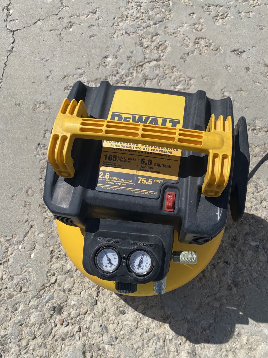Dewalt Air Compressor 6 Gal Tank