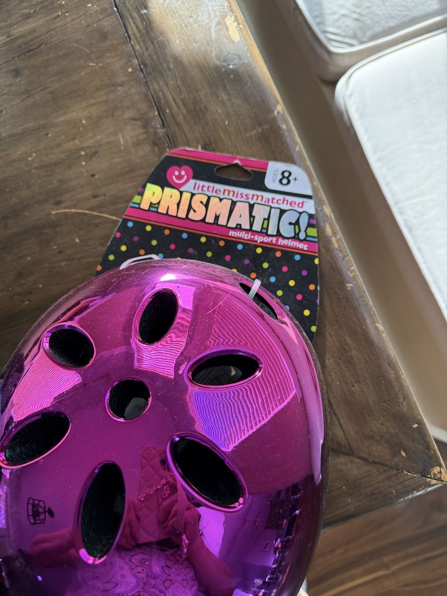 Little Miss Matched Prismatic Multi-Sport Helmet - Purple, Size S/M (Ages 8+)