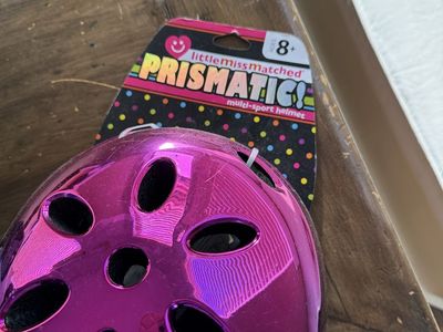 Little Miss Matched Prismatic Multi-Sport Helmet - Purple, Size S/M (Ages 8+)