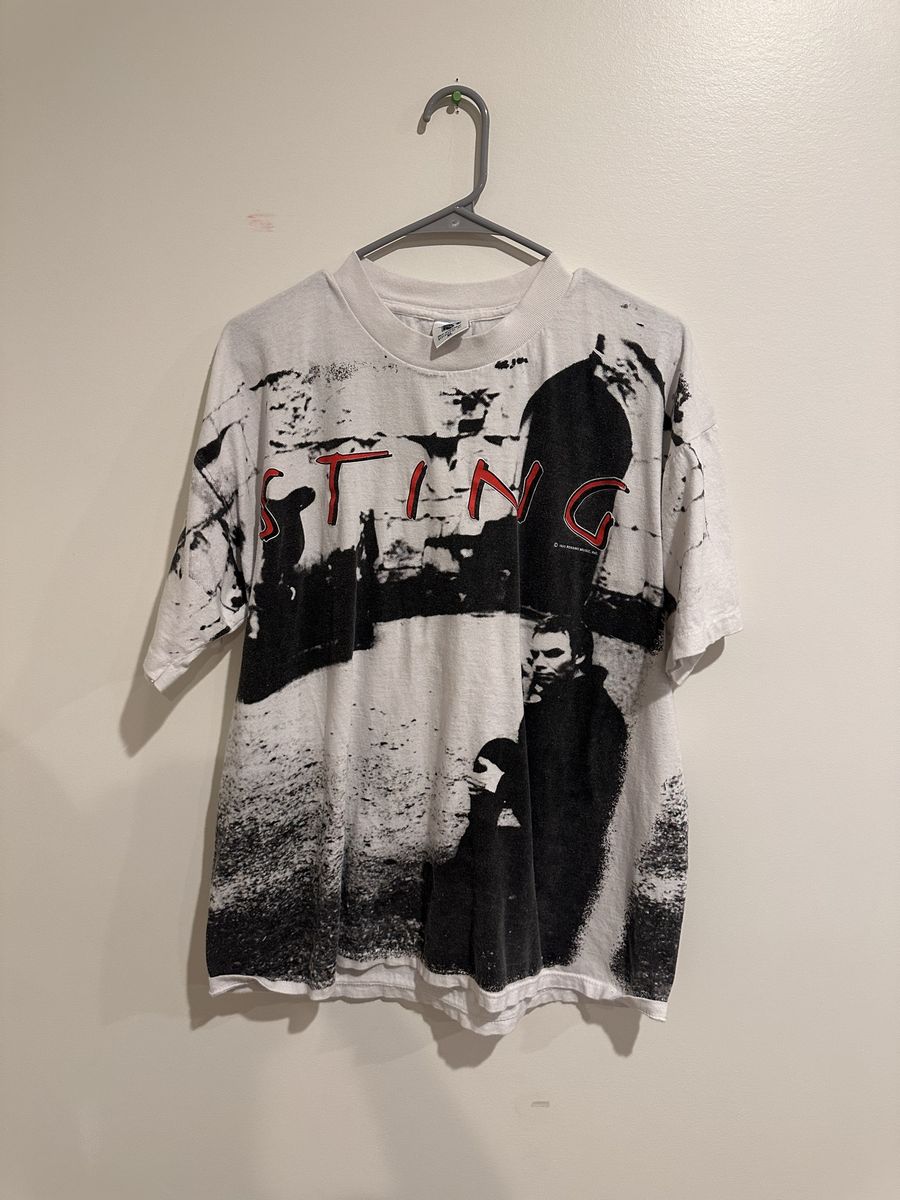 Vintage 1993 Sting Tour T-Shirt Single Stitch All Over Print
