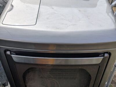 LG gas dryer tan metallic