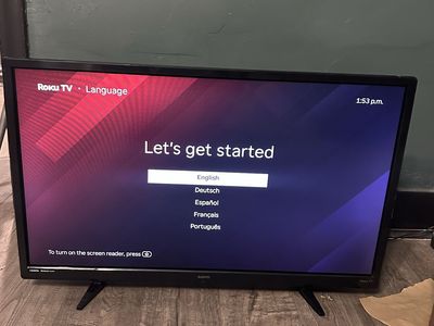 Sanyo Roku TV 32-inch Smart LED TV with Remote - Excellent Condition