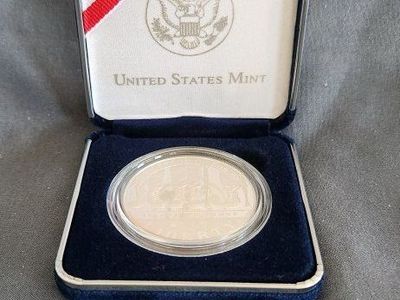 SILVER 2010 American Veterans Disabled For Life Commemorative Silver Dollar