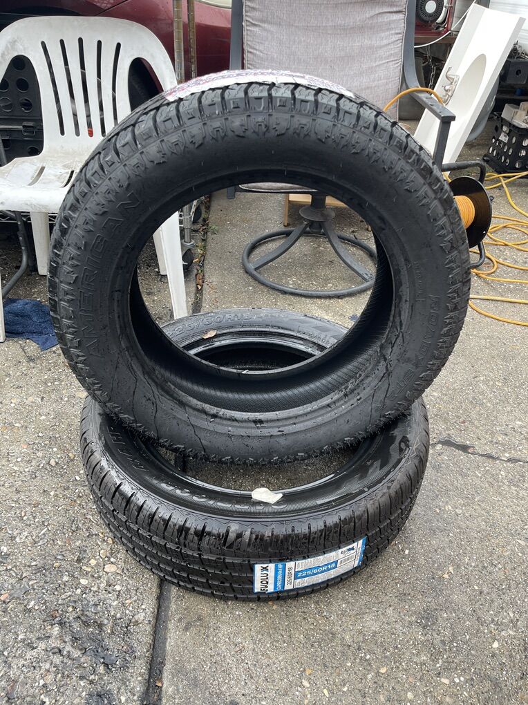 225/60/18 NEW PAIR OF TIRES