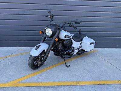 2026 Indian Motorcycle® Springfield ® Dark Horse® Ghost White Metallic Smoke