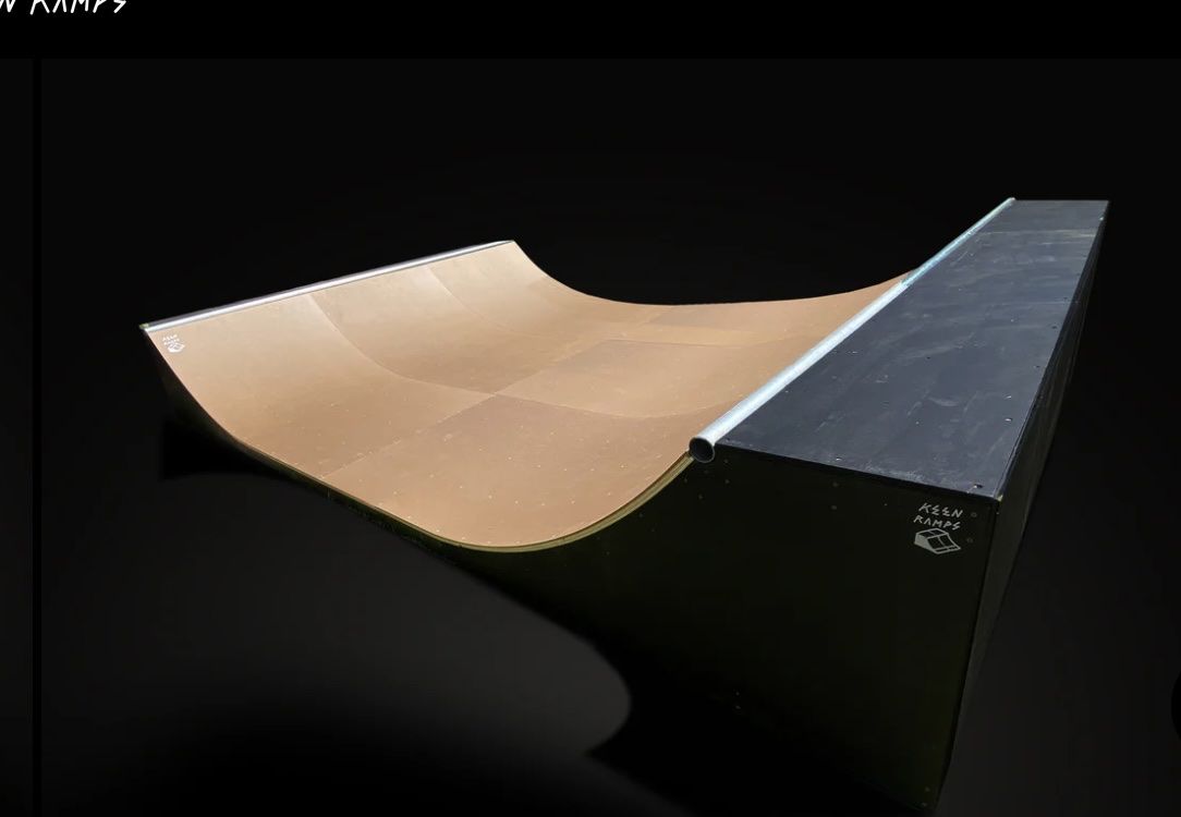 2.5' X 12' MINI HALF PIPE (skateboard ramp)