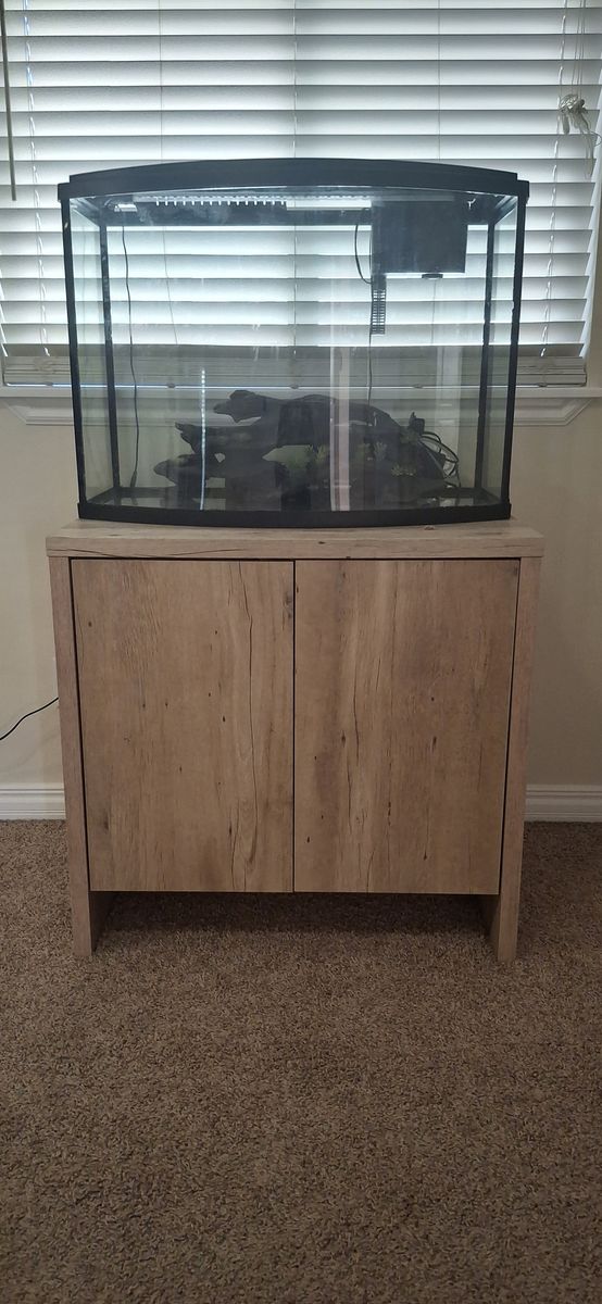 36 Gallon Bow Front Aquarium with Stand