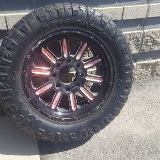 Fuel hardline D621 20x9 1mm Set of 4 Wheels! (8 Lug)