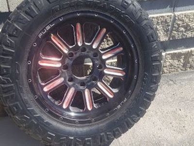 Fuel hardline D621 20x9 1mm Set of 4 Wheels! (8 Lug)