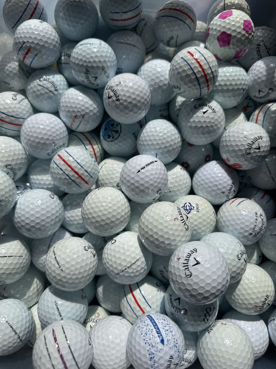 Good Condition Chrome Soft and Tours Golf Balls