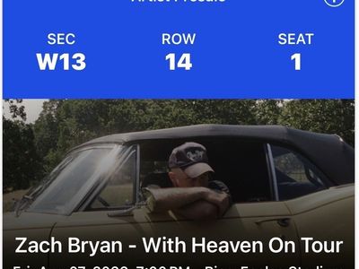 Zach Bryan Tickets
