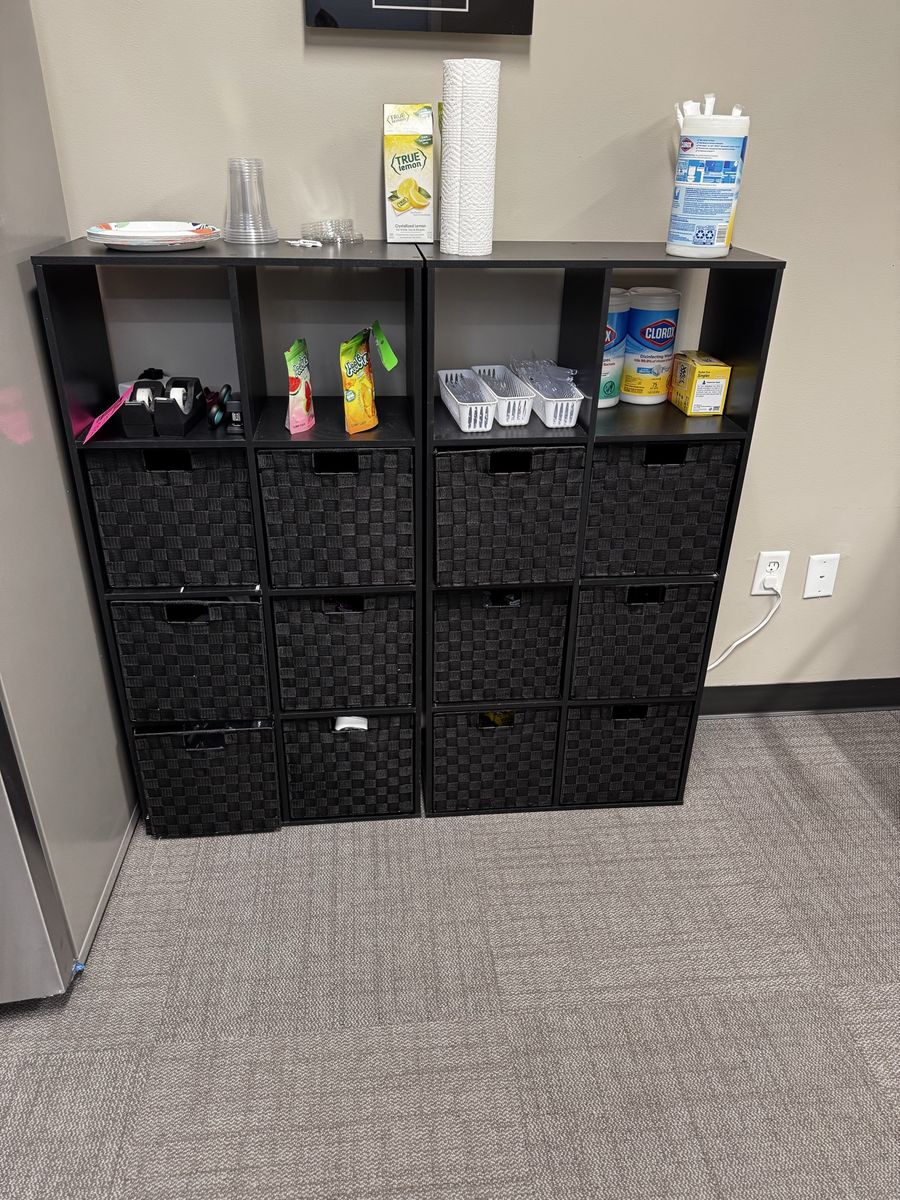 Storage Shelf & Cubes