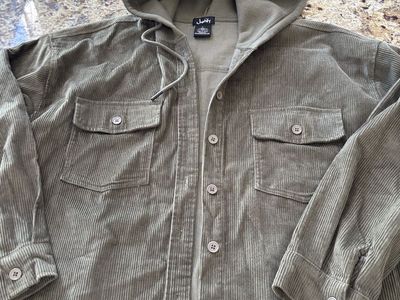 Justify Corded Casual Shacket Oversized Shirt