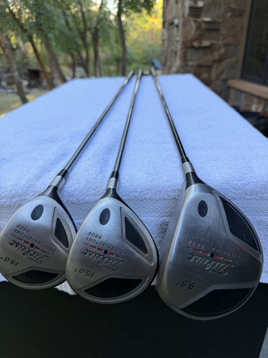 Titleist Titanium Driver & Fairway Set – Graphite Shafts