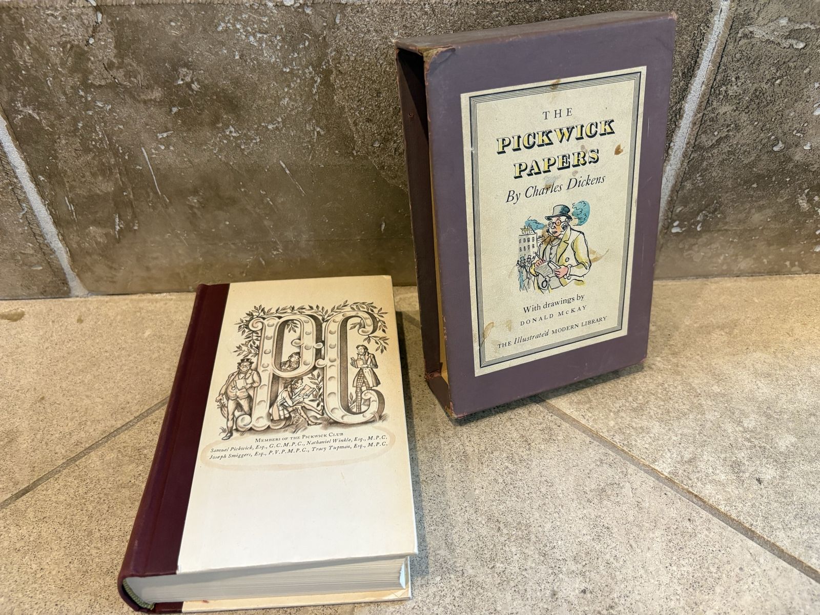 The Pickwick Papers by Charles Dickens 1943 w/ Slipcase
