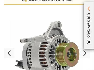 Dodge ram Jeep alternator Duralast brand new inbox