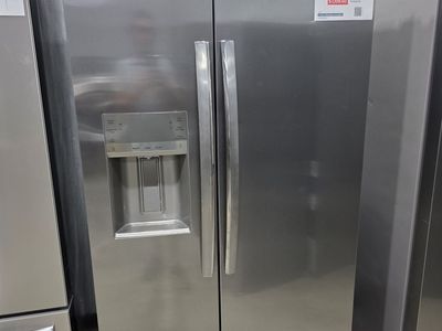 Frigidaire Gallery Counter Depth Side by Side Refrigerator — Smudge-Proof Stainless, 22.3 Cu Ft, Brand New