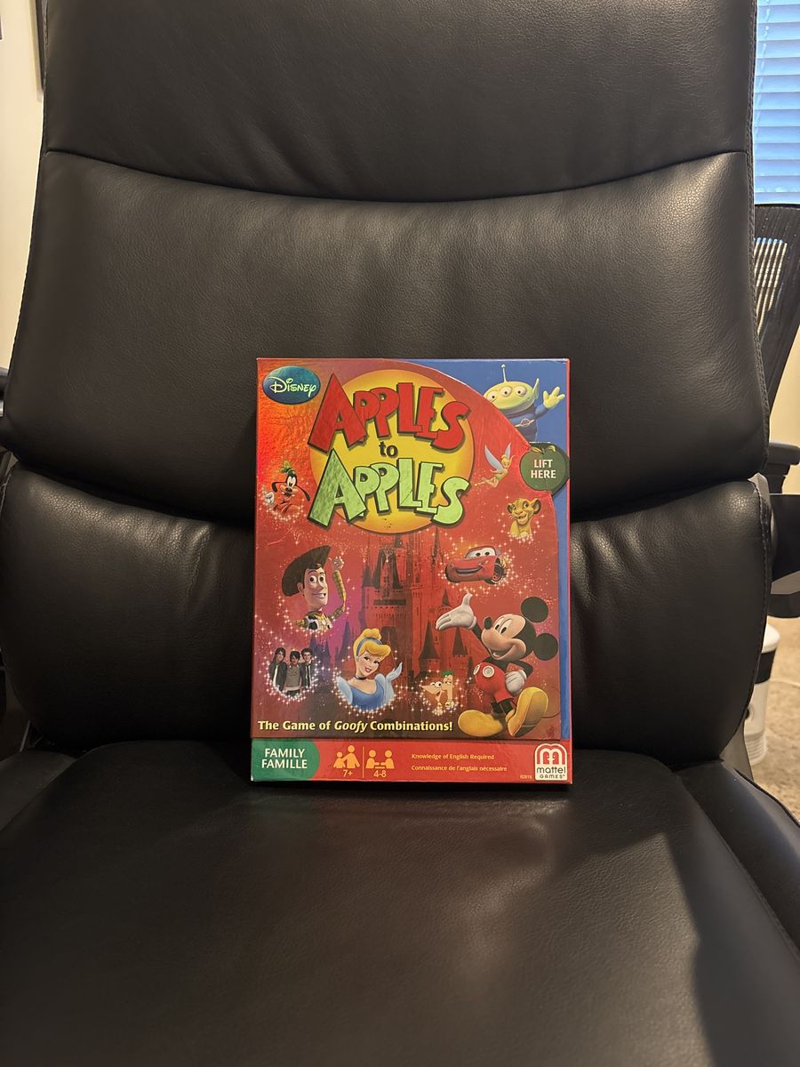 Disney Apples to Apples Family Edition Board Game by Mattel - Game of Goofy Combinations