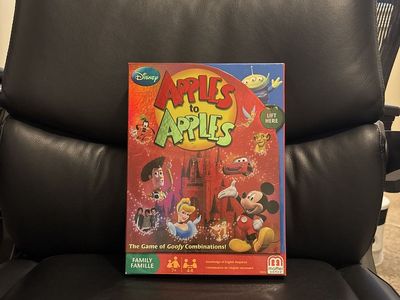 Disney Apples to Apples Family Edition Board Game by Mattel - Game of Goofy Combinations