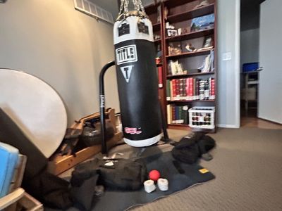 TKO Punching Bag G..E.L with Everlast Stand