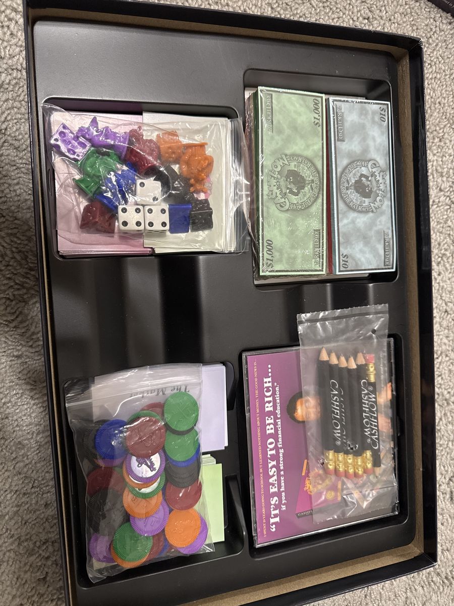 Rich Dad CASHFLOW How to Get Out of The Rat Race Board Game - Complete, Excellent Condition