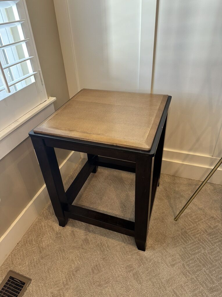 Wood End Table