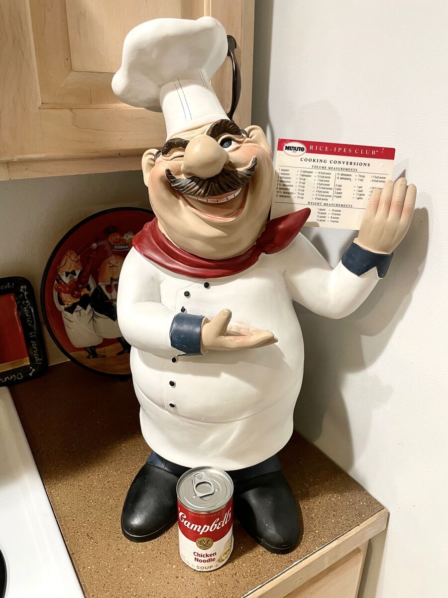 Chef Figurine - Large 24" - Fun, Collectible, Kitchen Decor - Resin - $90